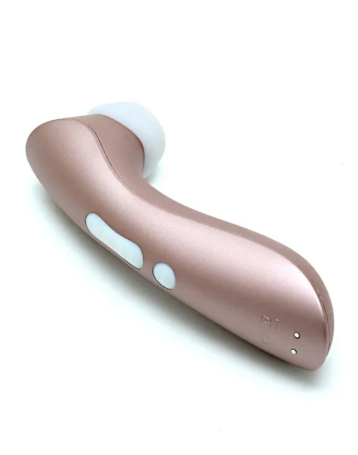 Вакуумний кліторальний стимулятор з вібрацією Satisfyer Pro 2+ (золотий)