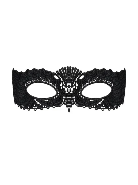 Еротична маска на очі Obsessive A700, One Size (чорний)