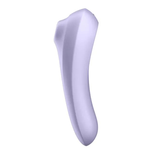 Вибратор с вакуумным стимулятором клитора Satisfyer Dual Pleasure (сиреневый)