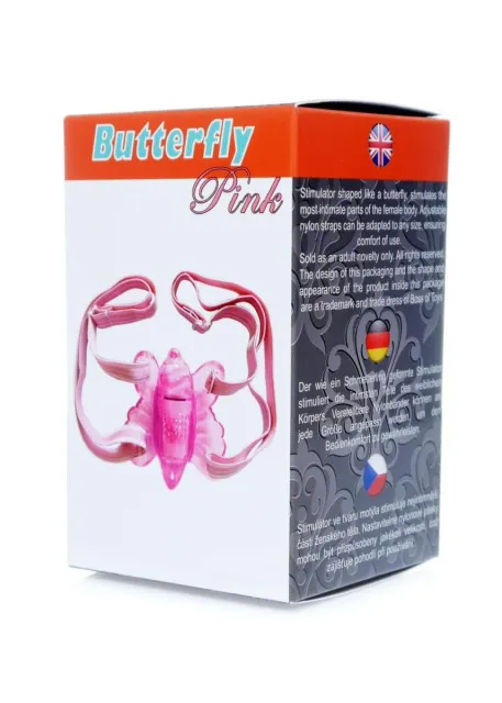 Вибратор для клитора B - Series EasyLove Butterfly (розовый)