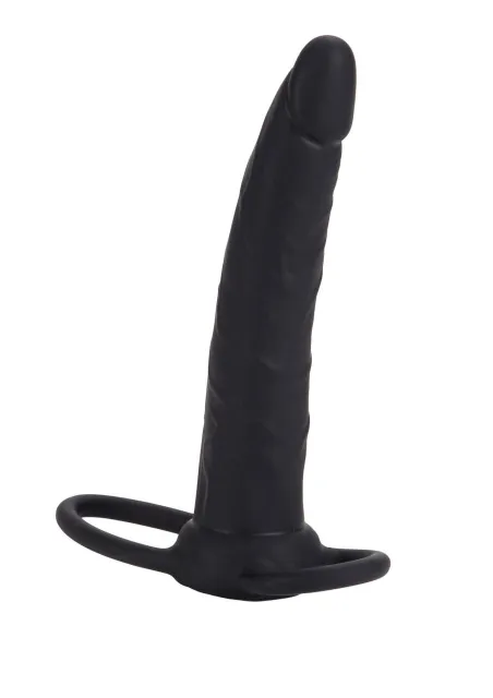 Насадка на пенис Calexotics Dual Penetrator, 14 см (черный)