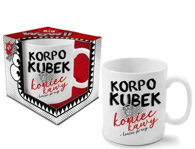 House of Mugs Big Boss - Аксессуары, Biały, 800 ml