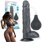 Фаллоимитатор LoveToy,  25,5 см (черный)