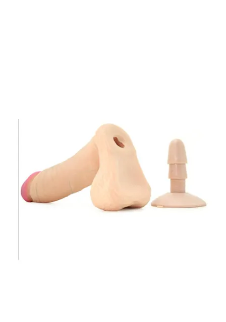 Фалоімітатор Doc Johnson The Realistic Cock, 20,5 см (тілесний)