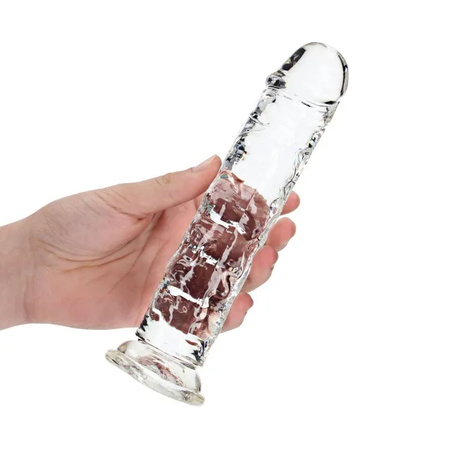 Фаллоимитатор RealRock Crystal Clear 8'', 22 см (прозрачный)
