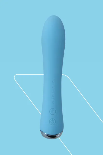 Вібратор FairyGasm WowGenie, 17,5 см (блакитний)
