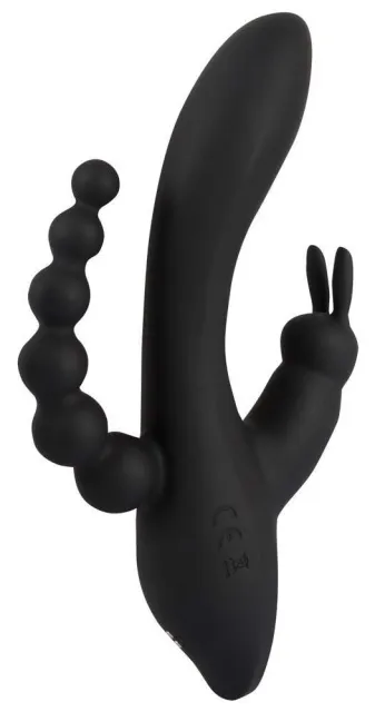 Вібратор Smile Triple G-Spot, 20,8 см (чорний)