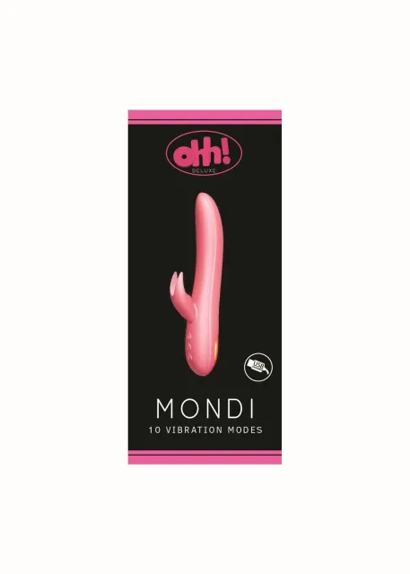Вібратор-кролик Ohh Mondi, 20.8 см (рожевий)