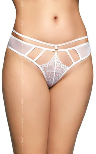 Трусики-стринги SoftLine G-String 2490, M/L (белый)