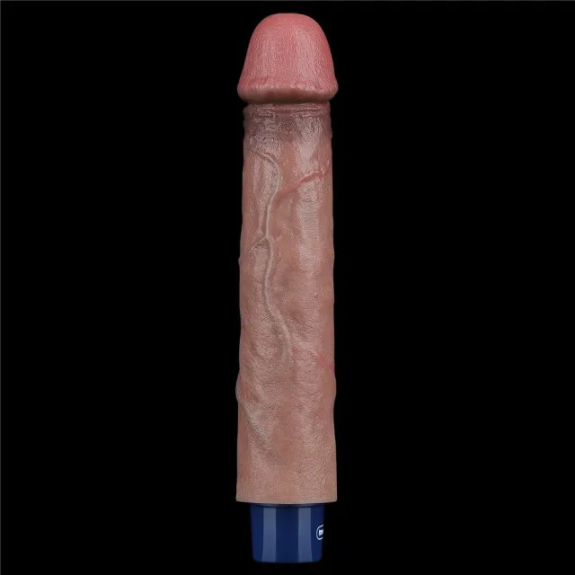 Вибратор Lovetoy Real Softee 9" Platinum Silicone, 22.8 см (коричневый)