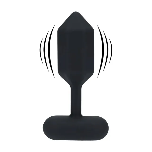 Анальная пробка Levelz Hexagonal Anal Plug L, 13.9 см (черный)
