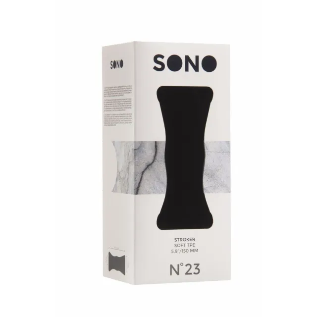 Sono No.23 - Masturbator, Czarny, 15 cm