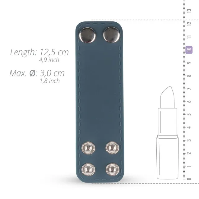 Эрекционное кольцо Boners Ball Strap S/M, 12,5 см (серый)