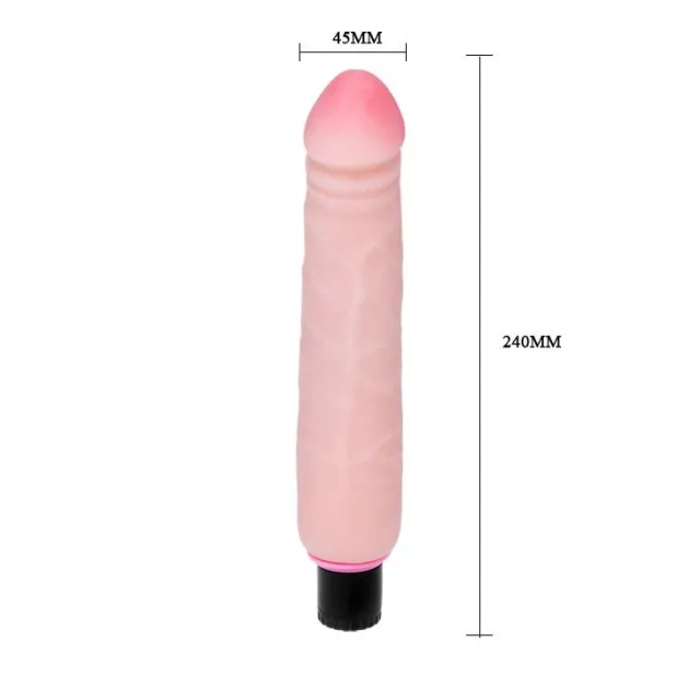 Вибратор Baile The Realistic Cock, 24,5 см (телесный)