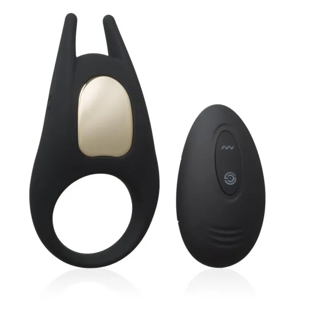 Виброкольцо INTY Toys Crave, 9.5 см (черный)