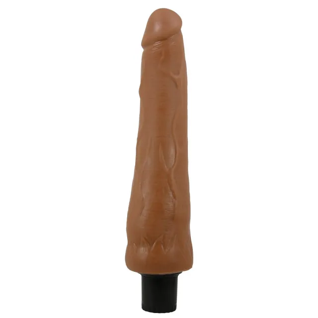Вібратор Baile Sliding Skin Alfredo 9.8", 25 см (коричневий)