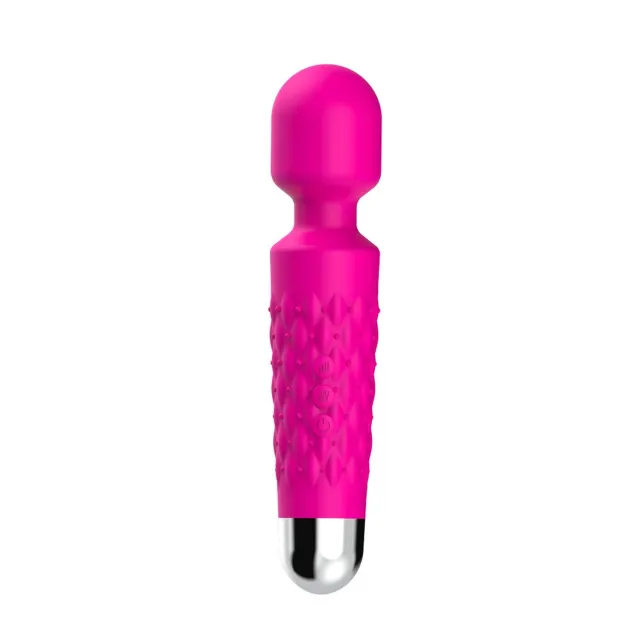 B - Series Joy Stymulator silicone 9 vibration function Rose Red - Wibrator B -, Różowy, 19.8 cm