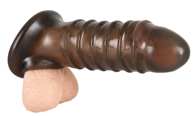 Насадка на пеніс Rebel Dick & Ball Sleeve, 18 см (чорний)