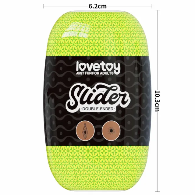 Двойной мастурбатор Lovetoy Slider Double-Ended Vagina and Anus (коричневый)