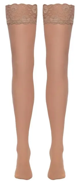 Чулки Cottelli Legwear Anclipsen, S (бежевый)