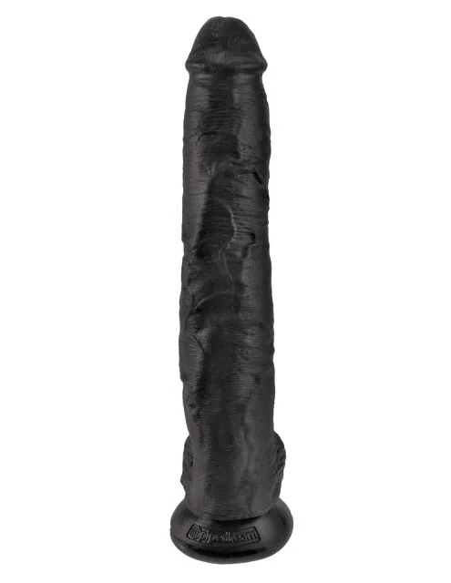 Фаллоимитатор King Cock 14" With Balls, 37 см (черный)