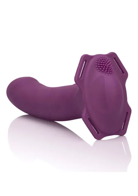 Страпон Calexotics Me2 Rumbler, 16.5 см (фіолетовий)
