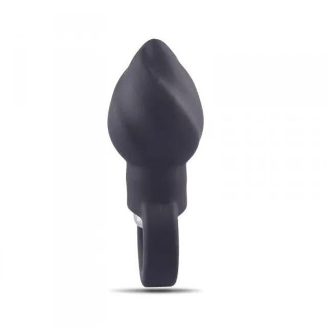 Анальная пробка Toyz4lovers Anale Vibrante Helix, 8 см (черный)