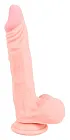 Фаллоимитатор на присоске Orion Medical Silicone, 21 см (телесный)