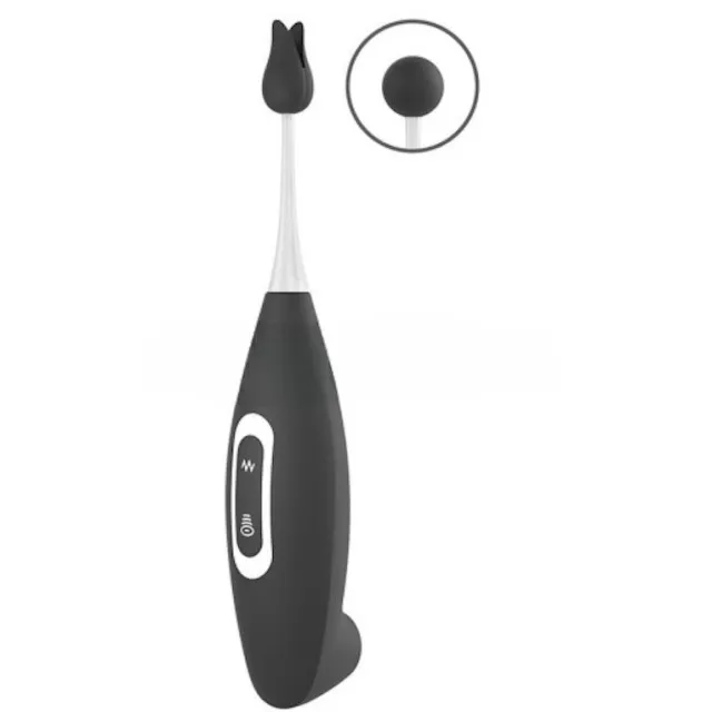 Вибратор для клитора IJOY Rechargeable Clit Pro, 19 см (черный)