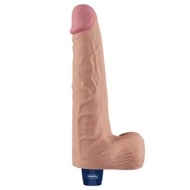 Вибратор Lovetoy Real Softee 10", 25.5 см (телесный)