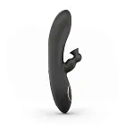Dorcel Divine Rabbit - Próżniowy wibrator królik, Czarny, 20, 5 cm