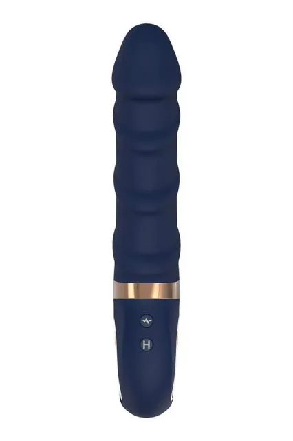 Реалистичный вибратор DreamToys Goddess Belenos, 23 см (синий)