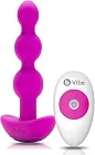 B-Vibe Triplet - Korek analny z wibracjami, Różowy, 13.8 cm