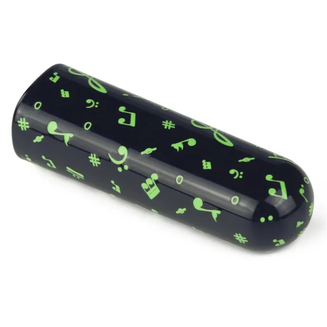 Вибратор для клитора LoveToy Music Massager Glow In The Dark, 8,5 см (черный)