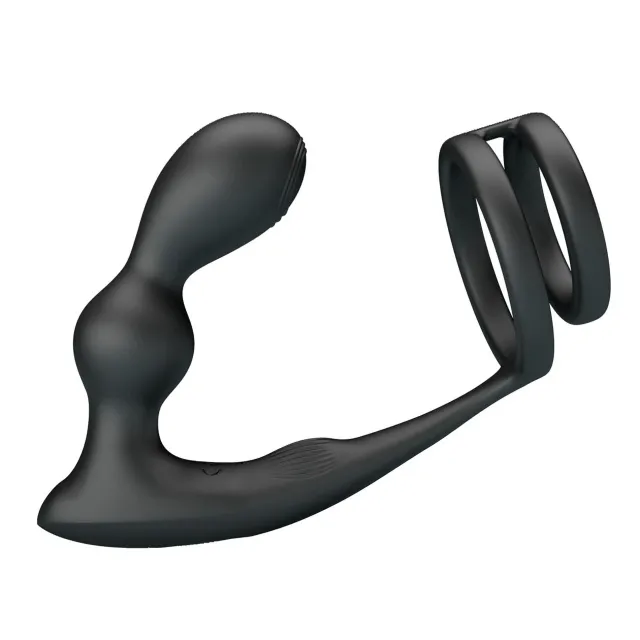 Вибростимулятор простаты MR Play Remote Control, 13.5 см (черный)