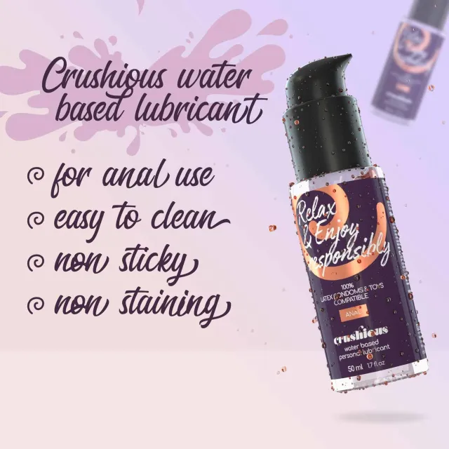 Crushious Anal Use Lubricant - Lubrykant analny, Bezzapachowy, 50 ml