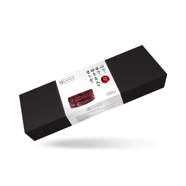 Бондажный пояс Liebe Seele Wine Red Waist Belt, M (бордовый)