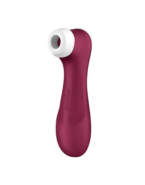 Вакуумний стимулятор клітора з вібрацією Satisfyer Pro 2 Generation 3 with Liquid Air (вишневий)