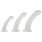 Crystal Crystal Clear Anal Training Set - Zestaw korków analnych, Przezroczysty, 16.5 cm