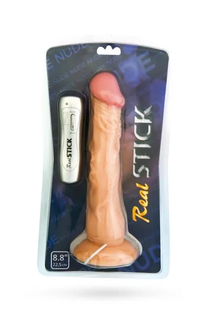 Вібратор Toyfa RealStick Nude, 22.5 см (тілесний)