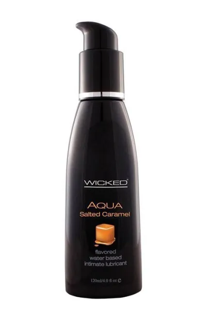 Wicked Sensual Care Wicked Aqua Salted Caramel - Lubrykant na bazie wody, Solony karmel, 120 ml