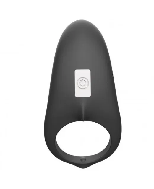 B - Series Joy Shark black - Wibracyjny pierścień B -, Czarny, 6 cm