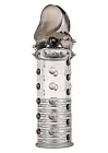 Насадка на пеніс Toy Joy Power Stud Sleeve, 15 см (сірий)