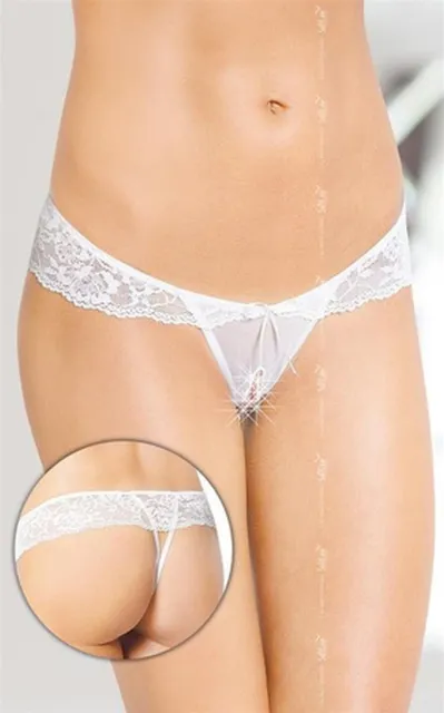 Трусики-стринги SoftLine G-String 2443, M/L (белый)
