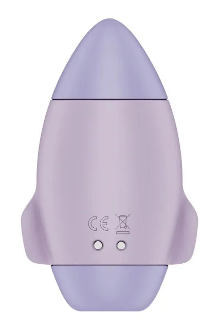 Вакуумний стимулятор клітора з вібрацією Satisfyer Mission Control (фіолетовий)