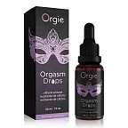 Orgie Orgasm Drops - Kapsułki stymulujące dla kobiet, Przezroczysty, Mentol, 30 ml