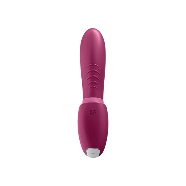 Вакуумний стимулятор клітора з вібрацією Satisfyer Sunray (малиновий)
