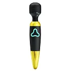 Вібромасажер Pretty Love Body Wand, 25 см (чорний/золотий)