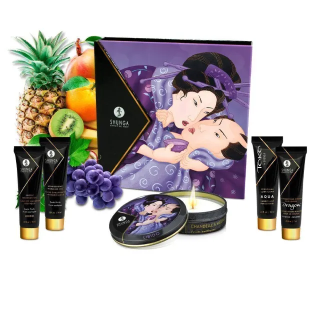Набор для массажа Shunga Geisha's Secret Kit Exotic Fruits, 5 предметов
