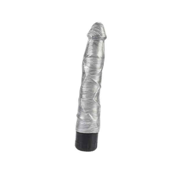 Вібратор DarkMuscle Pleasure Ranger, 22.5 см (сріблястий)